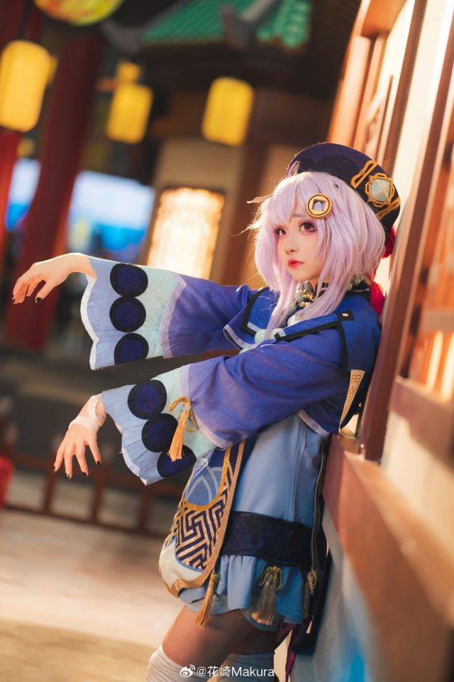 花崎Makura cos《原神》七七，可爱迷人小僵尸魅力爆棚！插图4