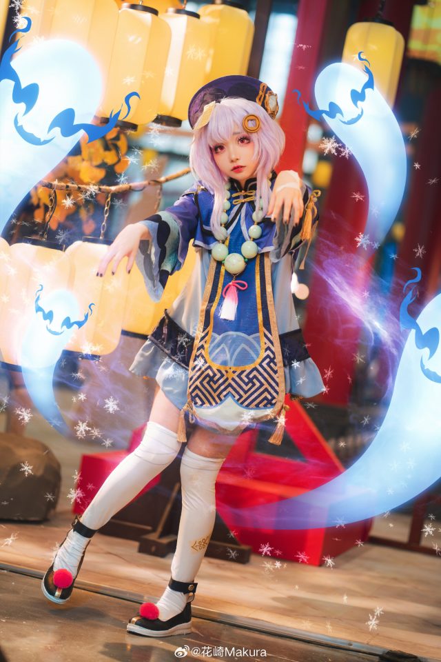 花崎Makura cos《原神》七七，可爱迷人小僵尸魅力爆棚！插图2