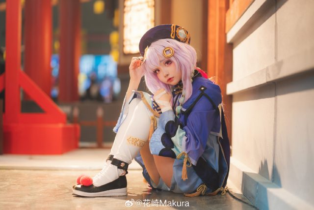 花崎Makura cos《原神》七七，可爱迷人小僵尸魅力爆棚！插图1