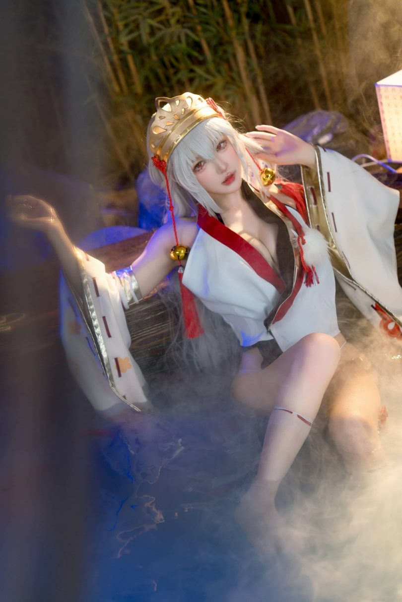 阿包也是兔娘cos巫女 | 阿包也是兔娘_樱境物语·巫女浴池cos [58P1V-2.42GB]