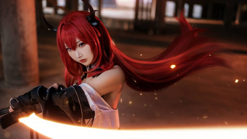 面饼仙儿cos史尔特尔 | 面饼仙儿_明日方舟·史尔特尔cos [22P-134MB](面饼仙儿叫什么名字)插图