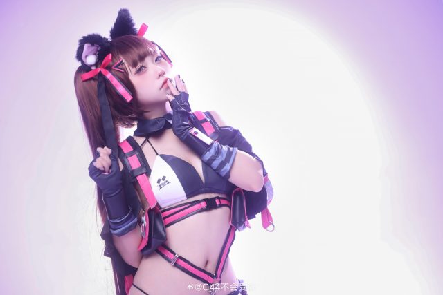 G44不会受伤cos《胜利女神：妮姬》尼罗，猫咪女神如此性感可爱插图