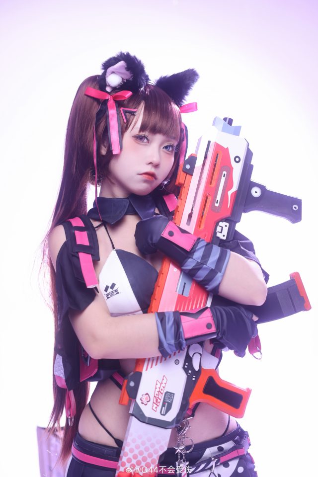 G44不会受伤cos《胜利女神：妮姬》尼罗，猫咪女神如此性感可爱插图5