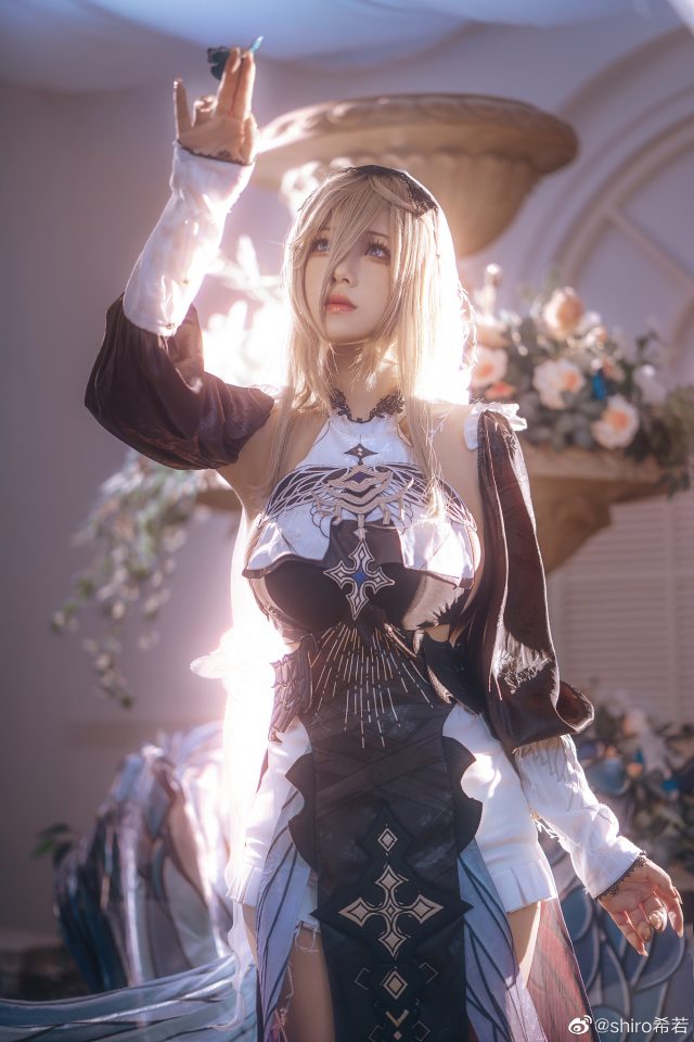 [崩坏3]shiro希若cos阿波尼亚，性感崩坏女神美得令人心动不已插图3