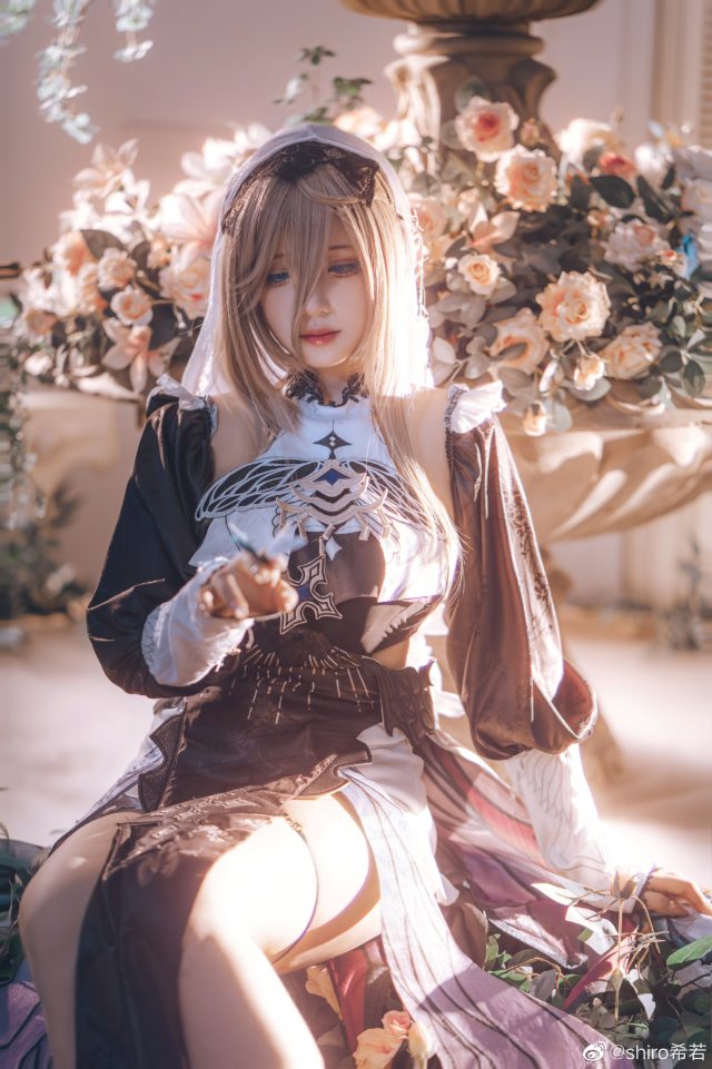 [崩坏3]shiro希若cos阿波尼亚，性感崩坏女神美得令人心动不已插图5