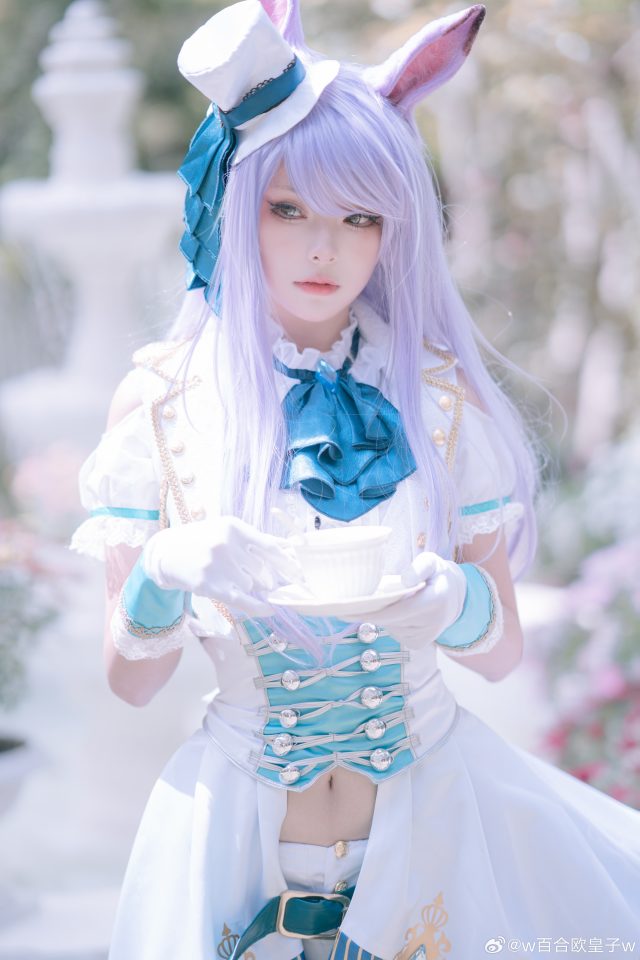 [赛马娘Pretty Derby]w百合欧皇子w cos目白麦昆，性感优雅的名门大小姐(赛马娘pretty derby官方网站)插图3