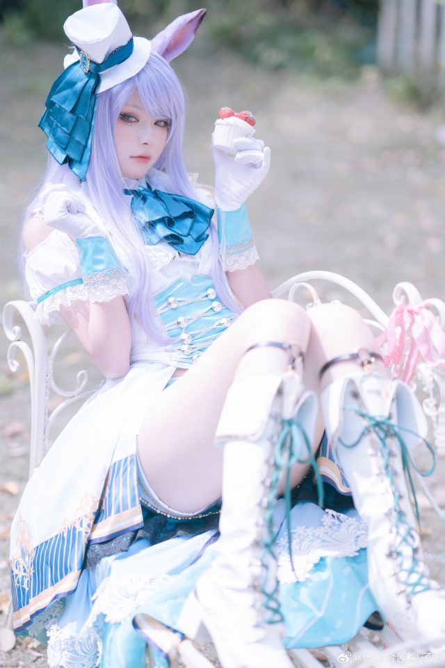 [赛马娘Pretty Derby]w百合欧皇子w cos目白麦昆，性感优雅的名门大小姐(赛马娘pretty derby官方网站)插图2