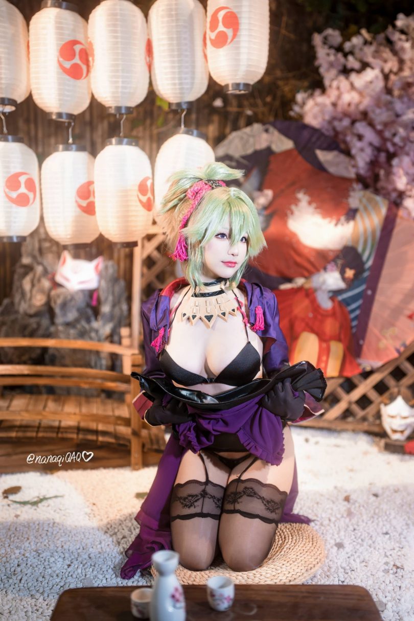 七七娜娜子cos久岐忍 | 七七娜娜子_原神·久岐忍同人cos作品 [41P9V-323MB]