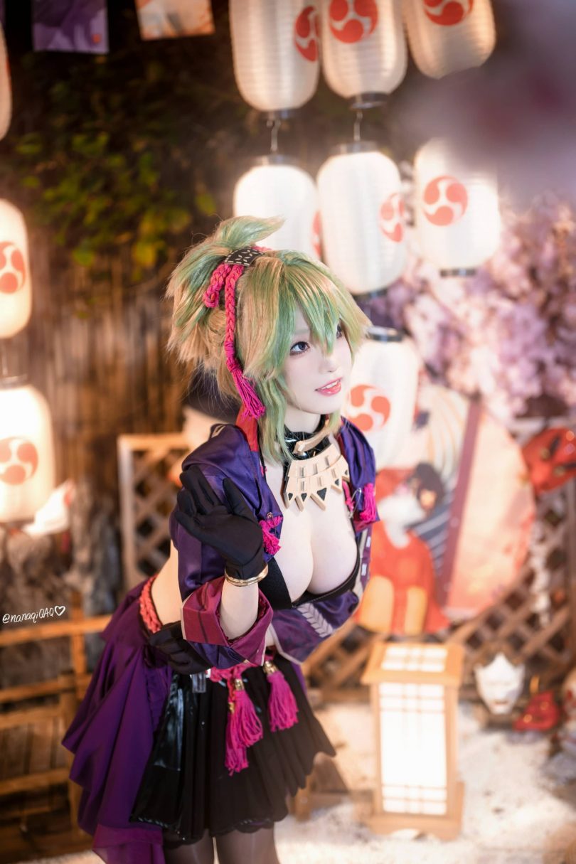 七七娜娜子cos久岐忍 | 七七娜娜子_原神·久岐忍同人cos作品 [41P9V-323MB]