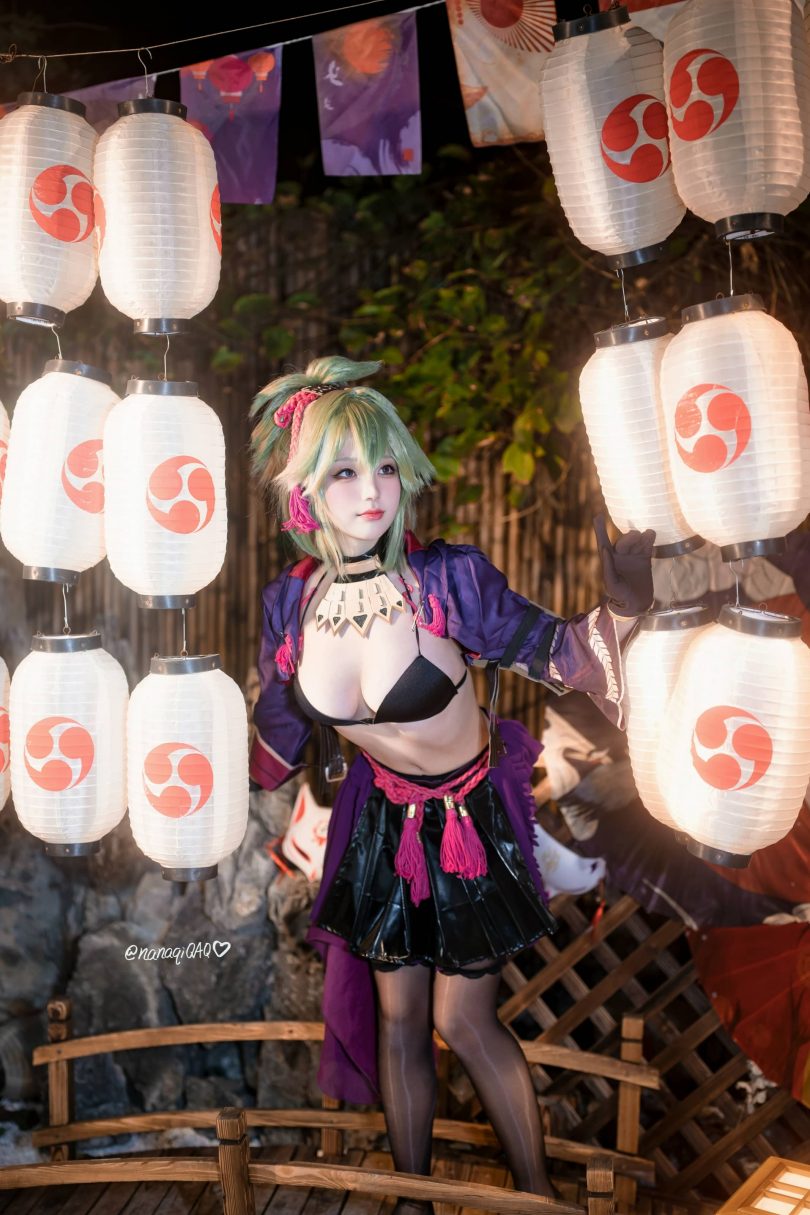 七七娜娜子cos久岐忍 | 七七娜娜子_原神·久岐忍同人cos作品 [41P9V-323MB]