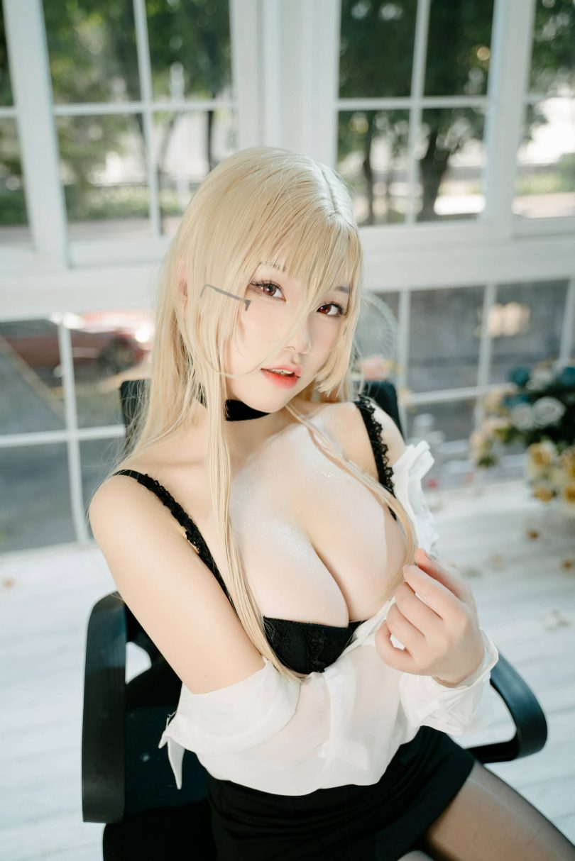 七七娜娜子cos怨仇 | 七七娜娜子_碧蓝航线·怨仇办公室cos [42P1V-412MB]