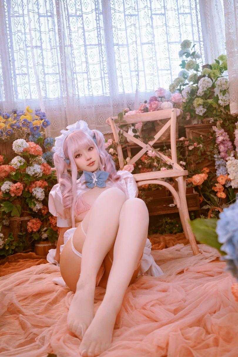 七七娜娜子cos普利茅斯 | 七七娜娜子_碧蓝航线·普利茅斯女仆cos [40P-324MB]