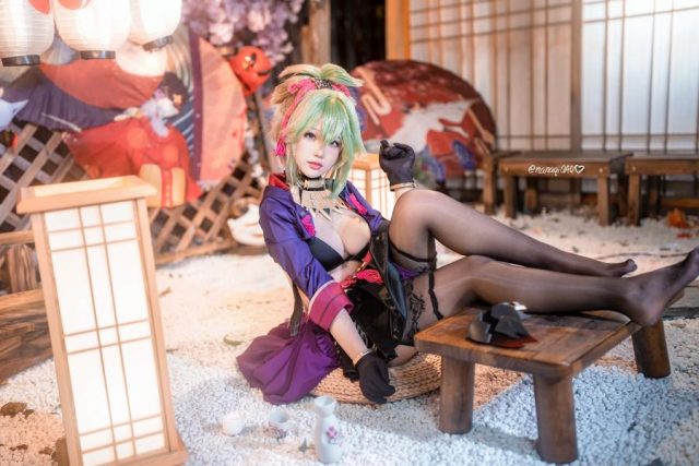 原神·久岐忍同人COS：七七娜娜子的COSPLAY技艺揭秘插图