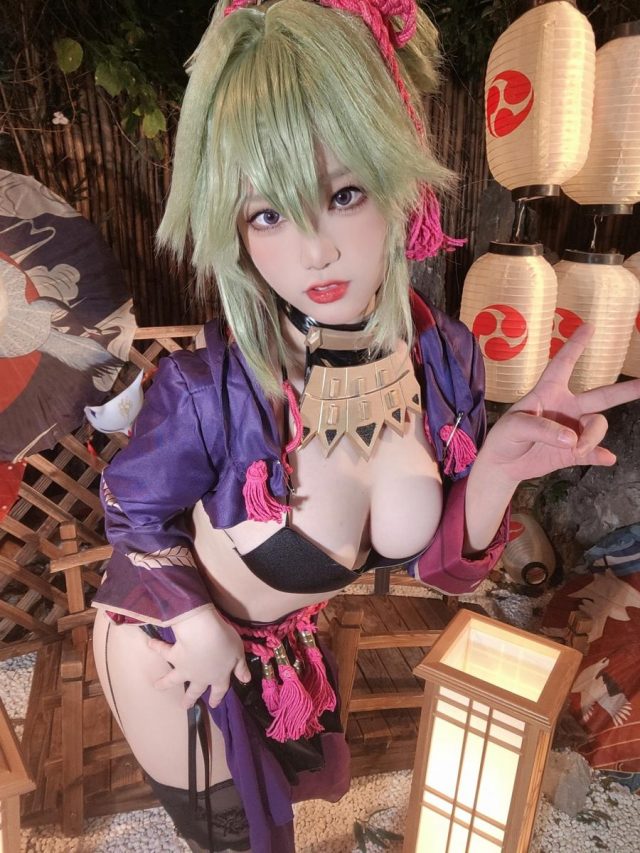 原神·久岐忍同人COS：七七娜娜子的COSPLAY技艺揭秘插图3