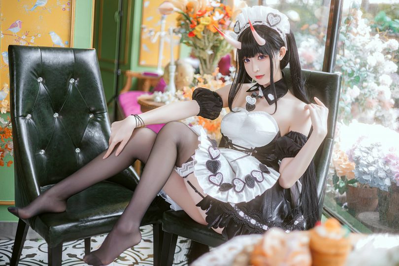 南宫cos能代 | 南宫_碧蓝航线·能代 女仆cos作品 [22P-282MB](南宫原名)插图