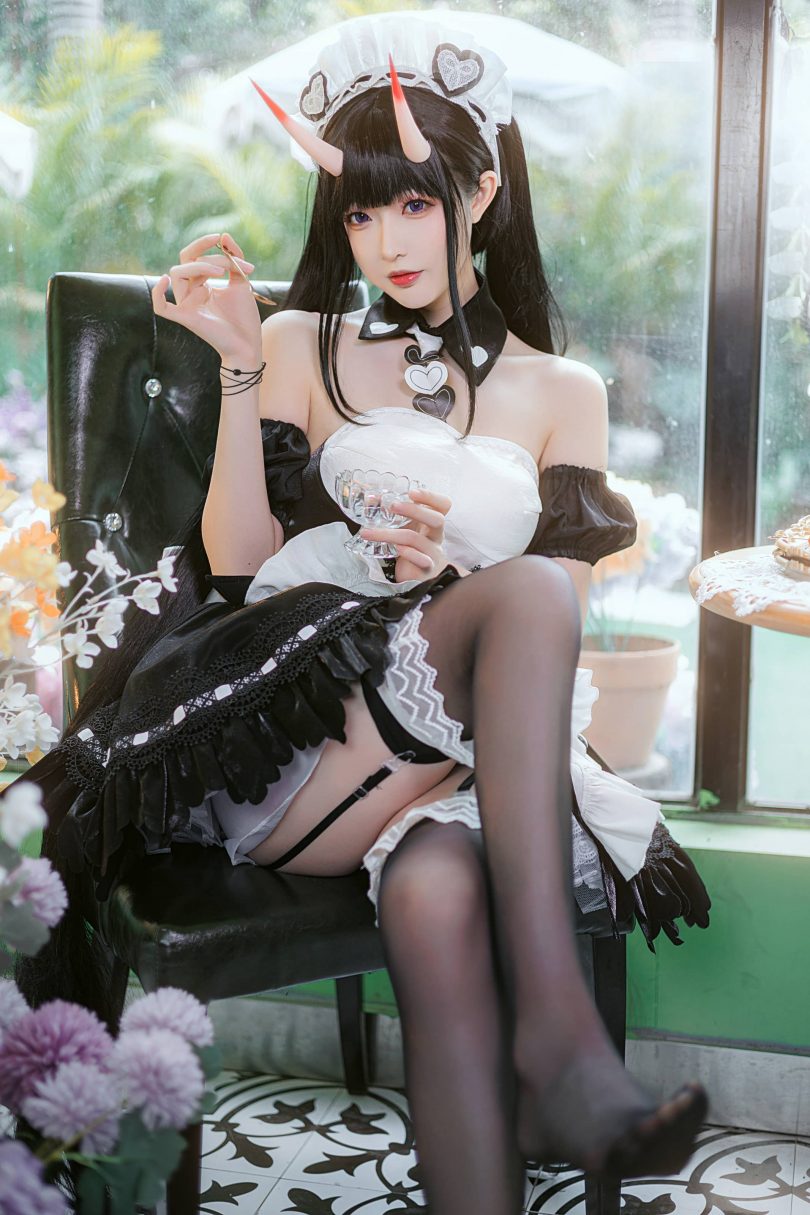 南宫cos能代 | 南宫_碧蓝航线·能代 女仆cos作品 [22P-282MB]