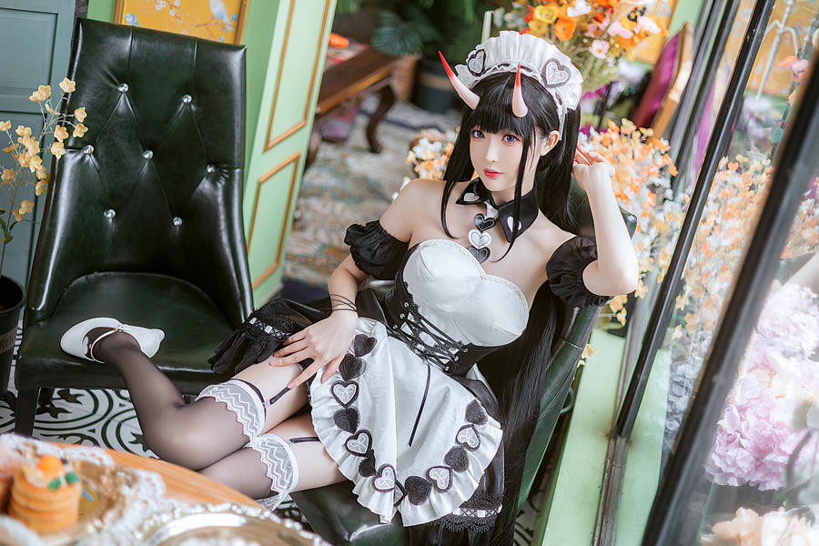 探索南宫的COS寫真世界：碧蓝航线能代女仆COSPLAY(南宫拓展基地)插图
