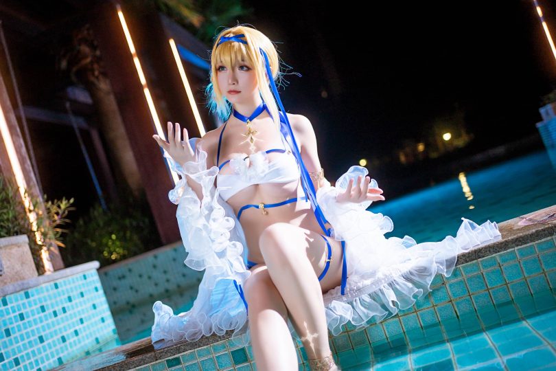 星之迟迟cos贞德 | 星之迟迟_Fate/Grand Order·鸣夏 贞德cos [15P-93MB](cos 星之迟迟)插图