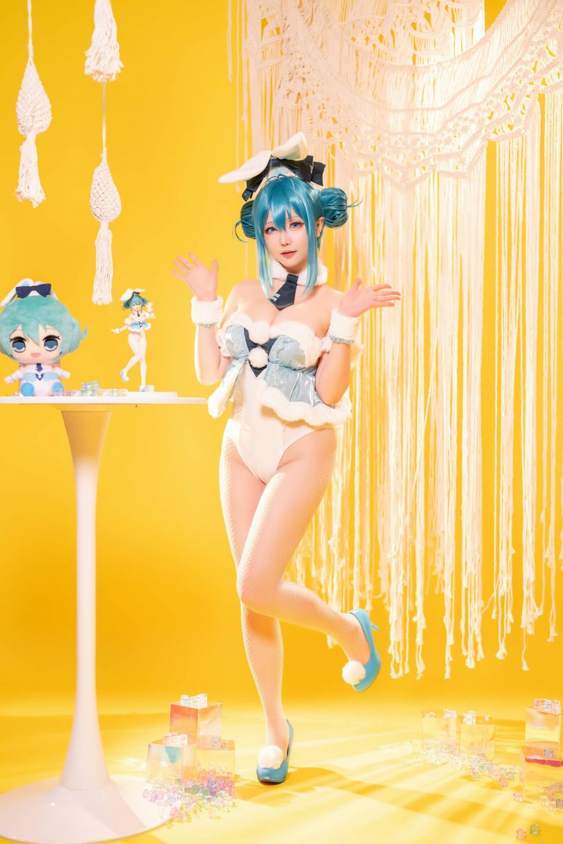 星之迟迟cos初音未来 | 星之迟迟_初音未来·白兔女郎cos作品 [77P1V-650MB](cos 星之迟迟)插图