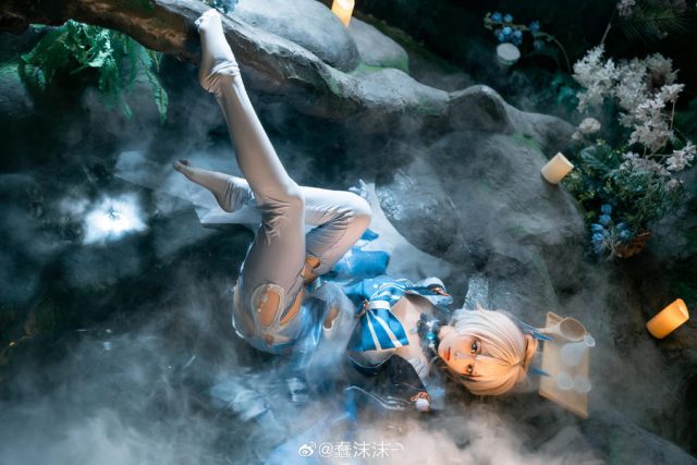 原神·珊瑚宫心海COSPLAY赏析：蠢沫沫精湛的COS还原(原神珊瑚宫心海q版头像)插图1