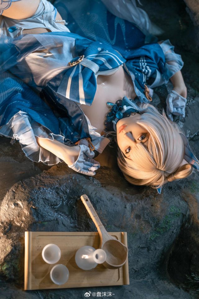 原神·珊瑚宫心海COSPLAY赏析：蠢沫沫精湛的COS还原(原神珊瑚宫心海q版头像)插图5