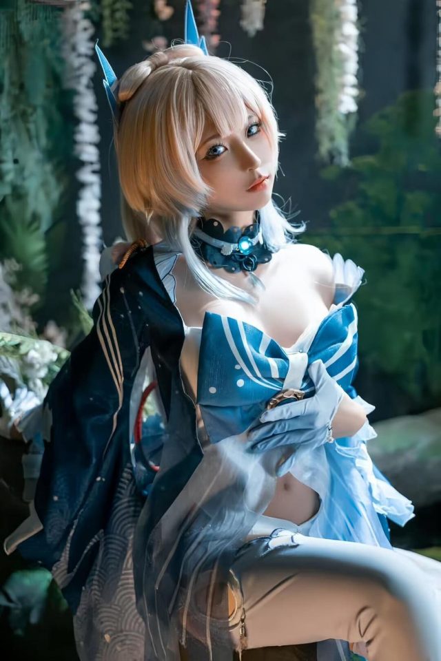 原神·珊瑚宫心海COSPLAY赏析：蠢沫沫精湛的COS还原(原神珊瑚宫心海q版头像)插图6