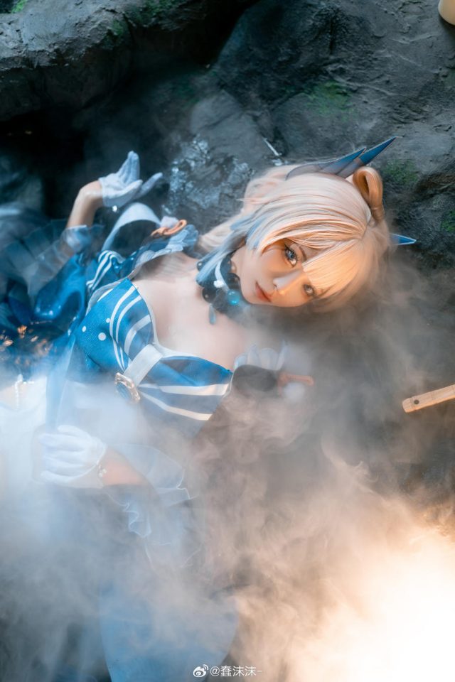 原神·珊瑚宫心海COSPLAY赏析：蠢沫沫精湛的COS还原(原神珊瑚宫心海q版头像)插图4