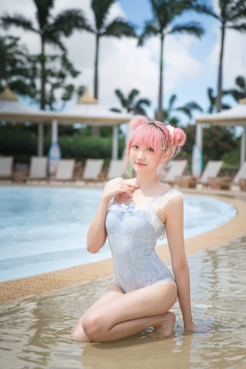 瓜希酱cos_比基尼系列 | 瓜希酱_寫真·比基尼+格子衬衫cos [20P-144MB](瓜酱情报员微博)插图