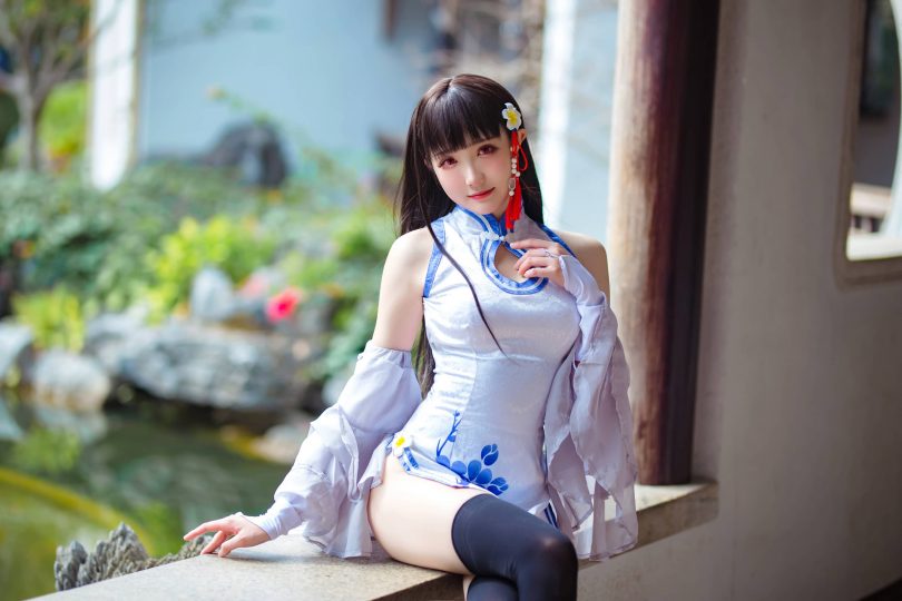 瓜希酱cos逸仙 | 瓜希酱_碧蓝航线·逸仙cos作品 [22P-101MB](瓜酱每日爆料)插图