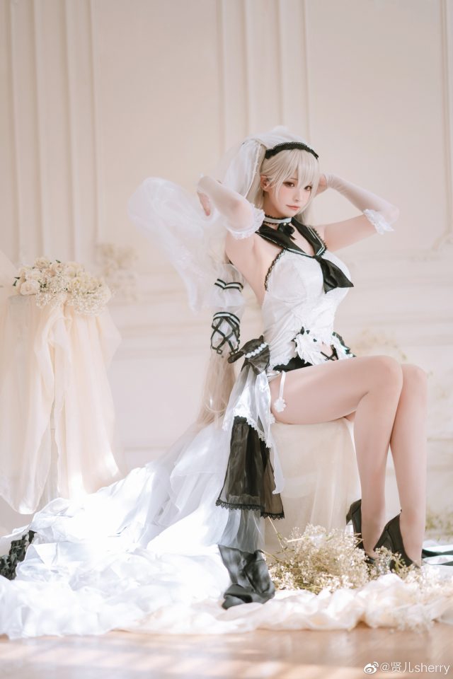 贤儿sherry cos《碧蓝航线》可畏，妙趣横生的美丽梦幻现实插图2
