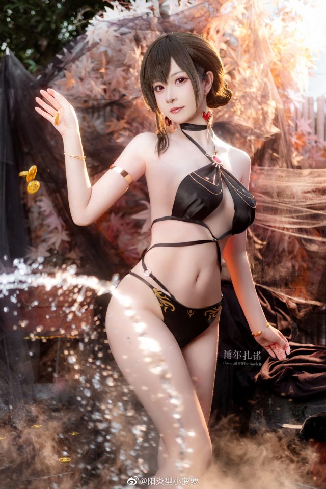 阳炎型小菠萝cos博尔扎诺，展现“碧蓝航线COSPLAY”的绝美诱惑(阳炎型小菠萝 佩拉)插图2