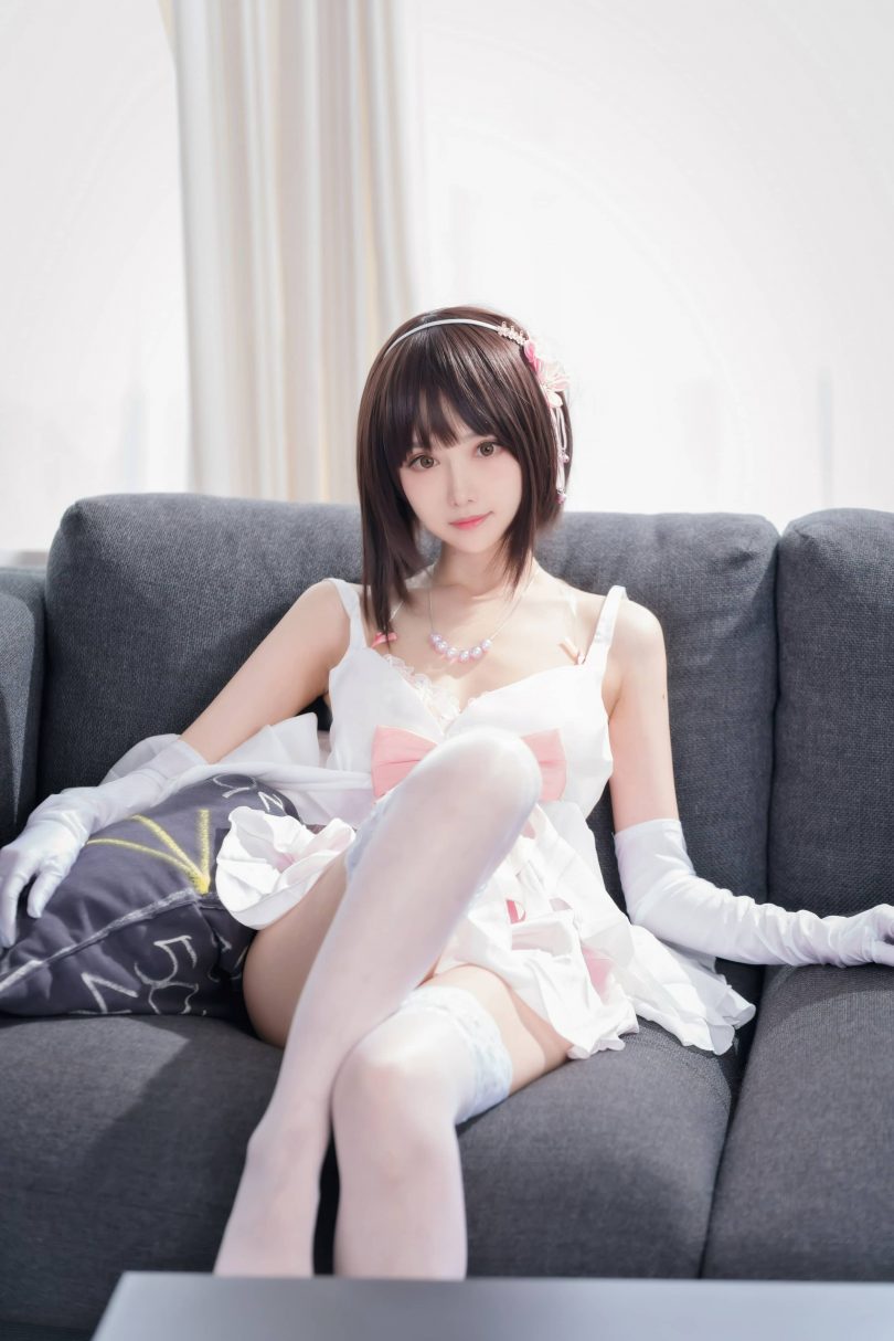 Shika小鹿鹿cos加藤惠 | Shika小鹿鹿_路人女主·加藤惠 礼服cos [61P1V-234MB]