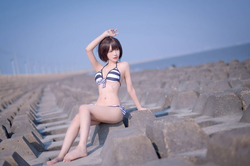 Shika小鹿鹿_路人女主·加藤惠 泳装cos [17P-122MB] | Shika小鹿鹿cos加藤惠(shika小鹿鹿吧)插图