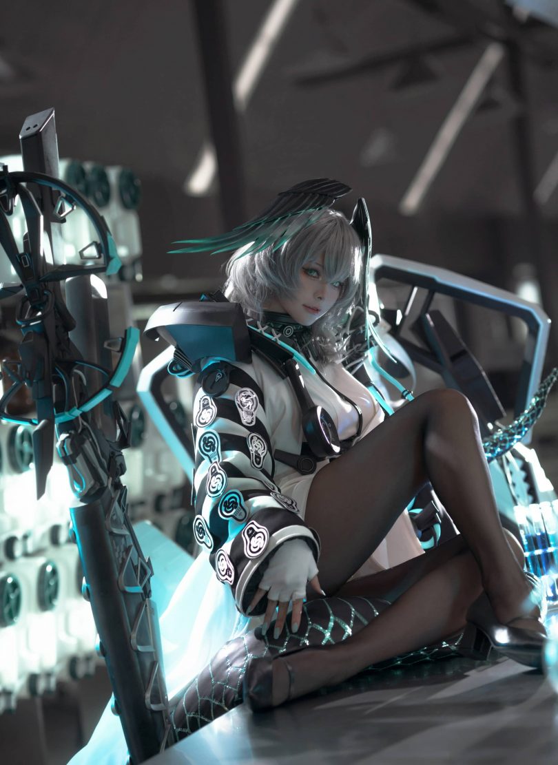 w百合欧皇子w cos霍尔海雅 | w百合欧皇子w_明日方舟·霍尔海雅cos [18P-124MB]