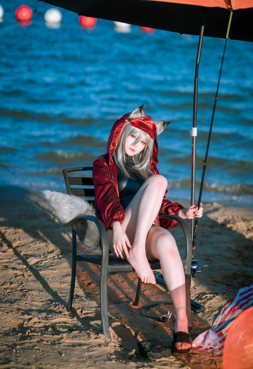 w百合欧皇子w cos红 | w百合欧皇子w_明日方舟·红 轻风LB01 cos [12P-97MB]