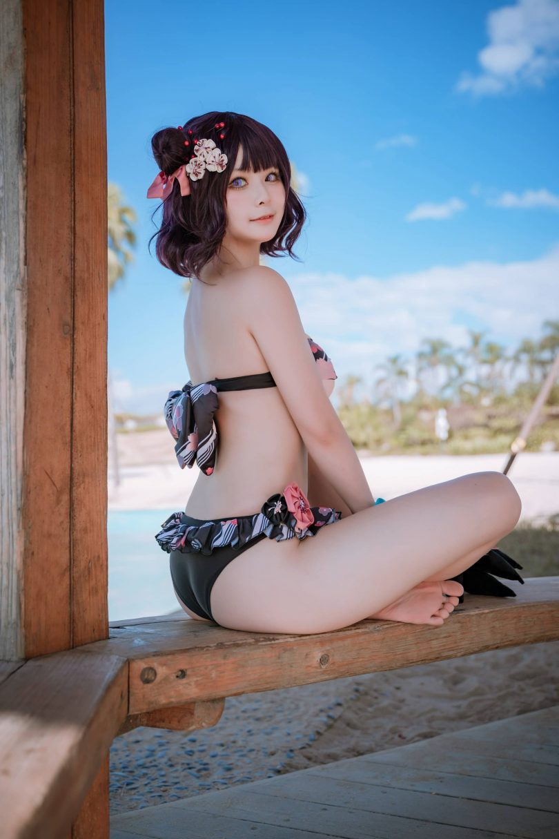 w百合欧皇子w cos葛饰北斋 | w百合欧皇子w_FGO·葛饰北斋 泳装cos [21P-239MB]