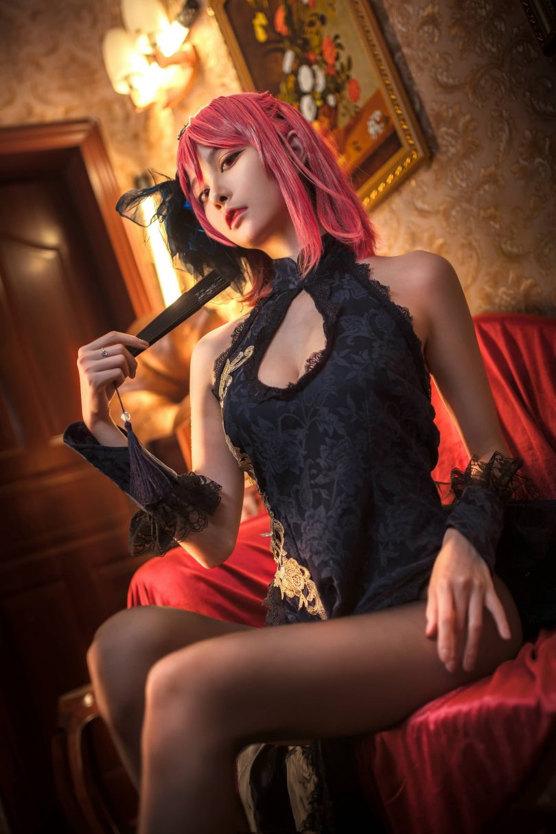 沧霁桔梗cos黑太子 | 沧霁桔梗_碧蓝航线·黑太子cos作品 [11P-221MB]