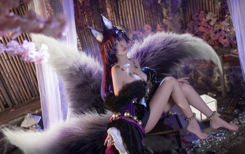 沧霁桔梗cos武藏 | 沧霁桔梗_武藏·九尾狐狸cos作品 [15P-130MB]