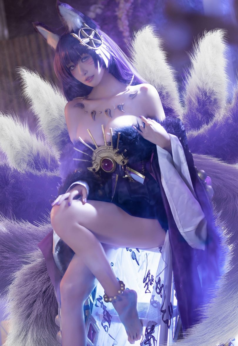 沧霁桔梗cos武藏 | 沧霁桔梗_武藏·九尾狐狸cos作品 [15P-130MB]