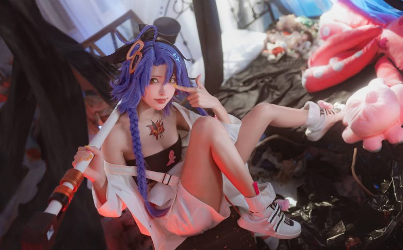 紫氯氯cos莓丝 | 紫氯氯_无期迷途·莓丝cos作品 [22P-62MB]