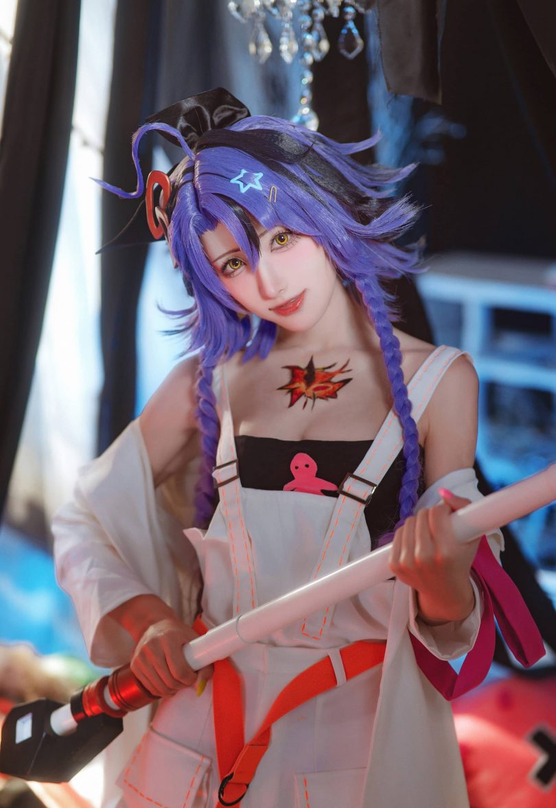 紫氯氯cos莓丝 | 紫氯氯_无期迷途·莓丝cos作品 [22P-62MB]