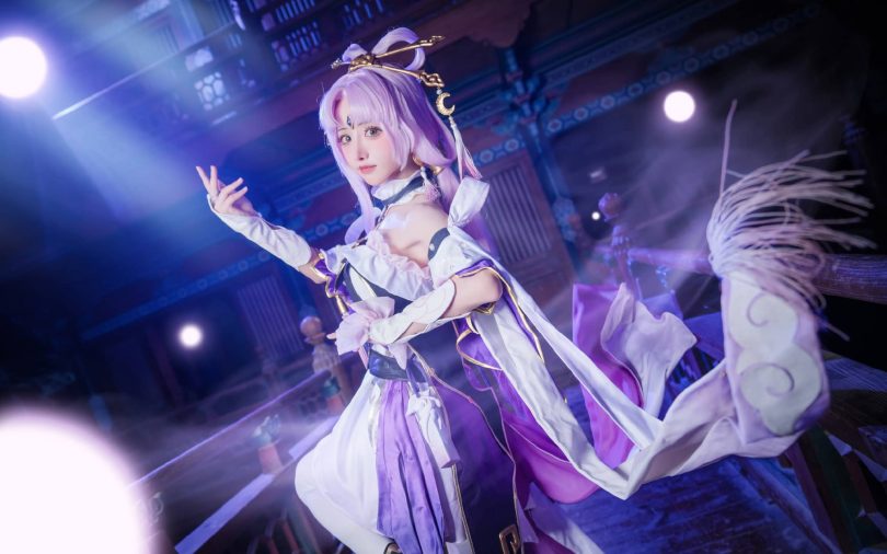 紫氯氯cos符玄 | 紫氯氯_崩坏星穹铁道·符玄cos作品 [18P-40MB]