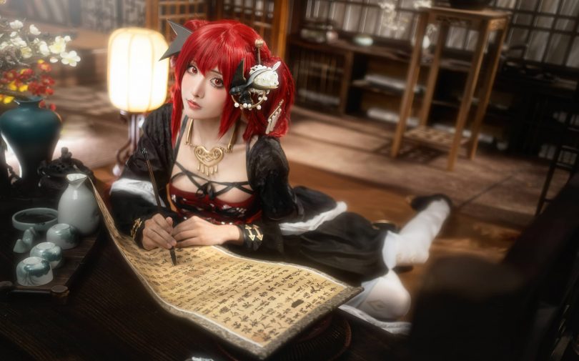 紫氯氯cos伊格尼 | 紫氯氯_无期迷途·伊格尼cos作品 [16P-75MB]