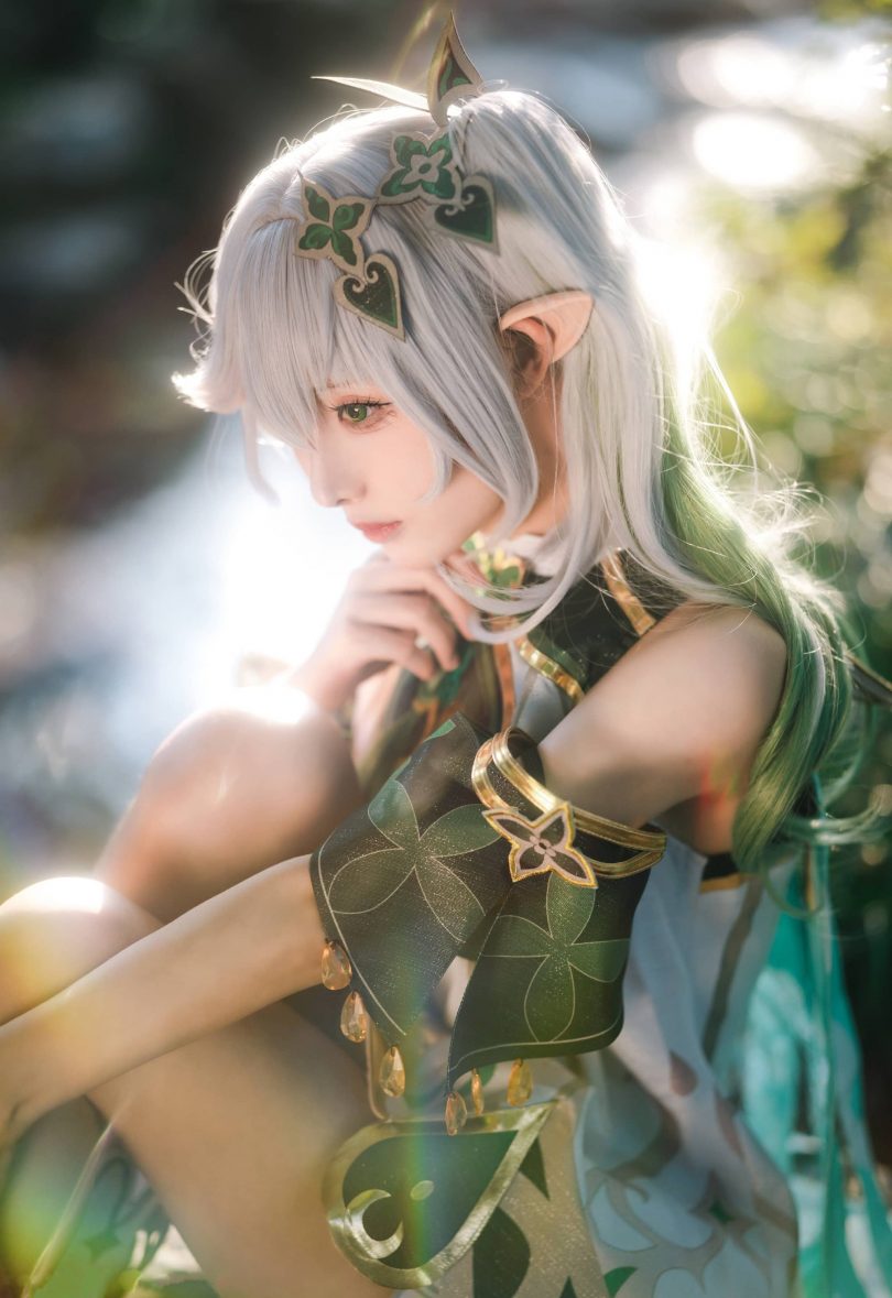 《原神》纳西妲COSPLAY：紫氯氯的精湛技艺让你爱上二次元！(原神纳西妲武器推荐排行)插图4