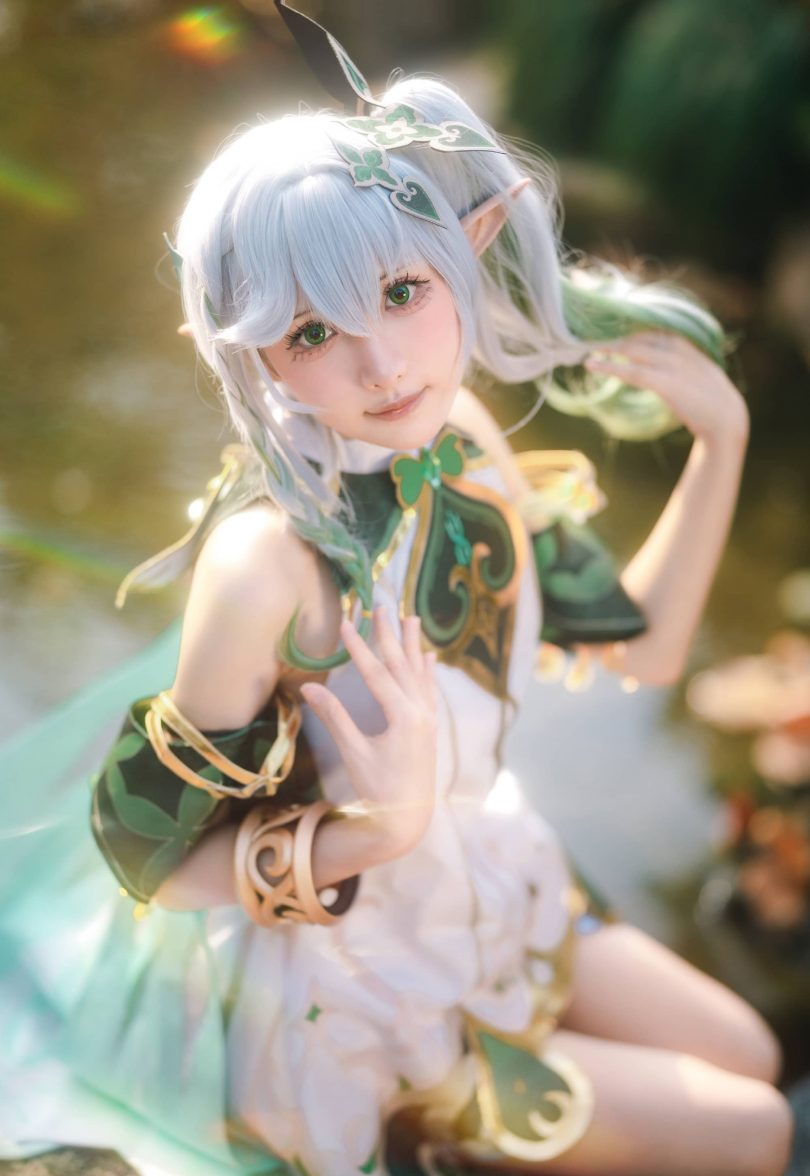 《原神》纳西妲COSPLAY：紫氯氯的精湛技艺让你爱上二次元！(原神纳西妲武器推荐排行)插图3