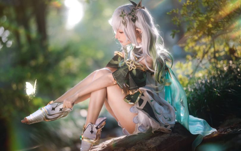 《原神》纳西妲COSPLAY：紫氯氯的精湛技艺让你爱上二次元！(原神纳西妲武器推荐排行)插图1