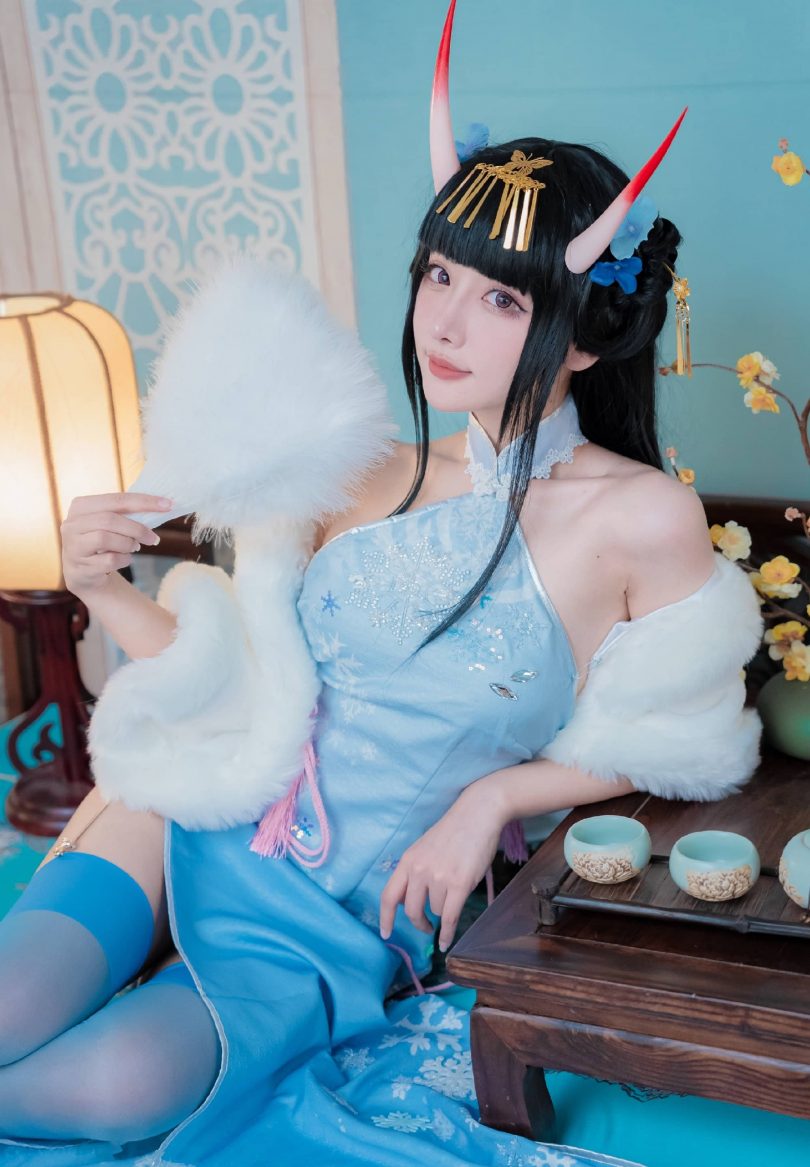 紫氯氯cos能代 | 紫氯氯_碧蓝航线·能代 旗袍cos作品 [18P-39MB]