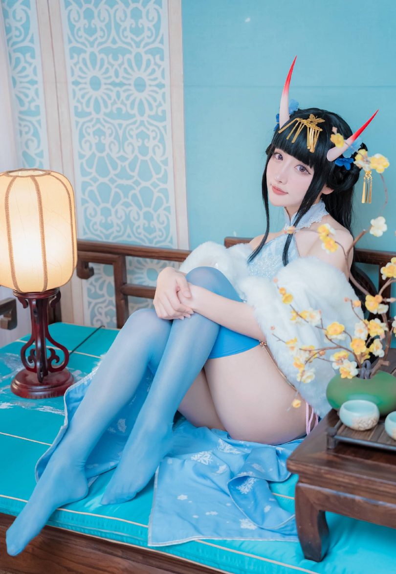 紫氯氯cos能代 | 紫氯氯_碧蓝航线·能代 旗袍cos作品 [18P-39MB]