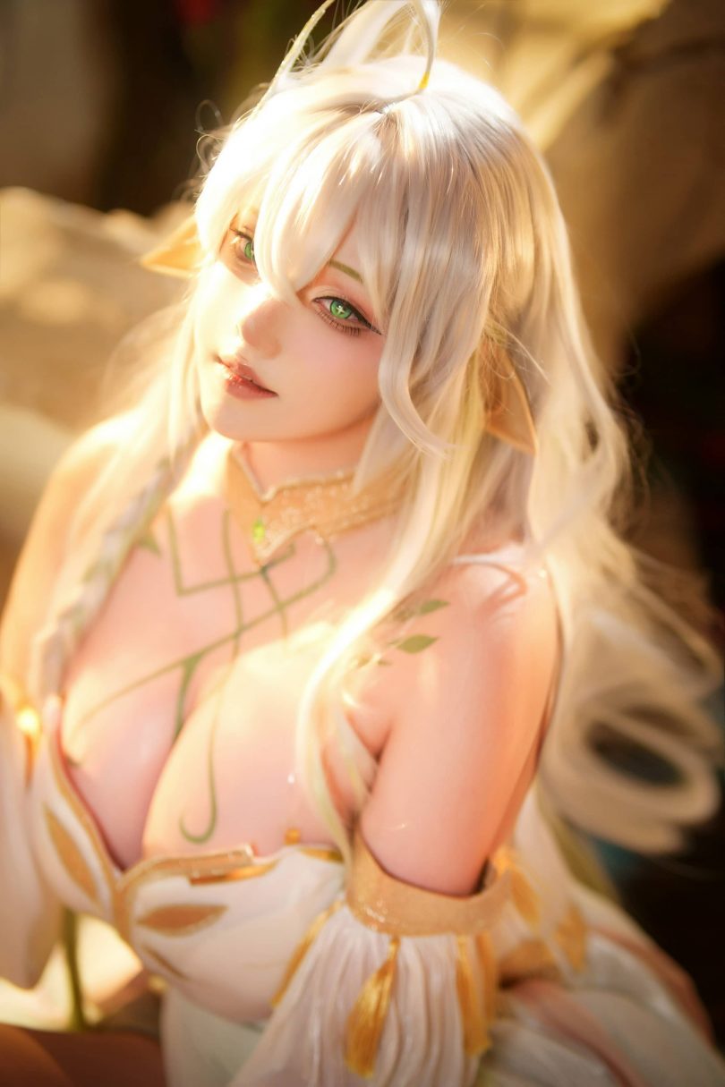 菌烨tako cos大慈树王 | 菌烨tako_原神·大慈树王cos作品 [12P-117MB]