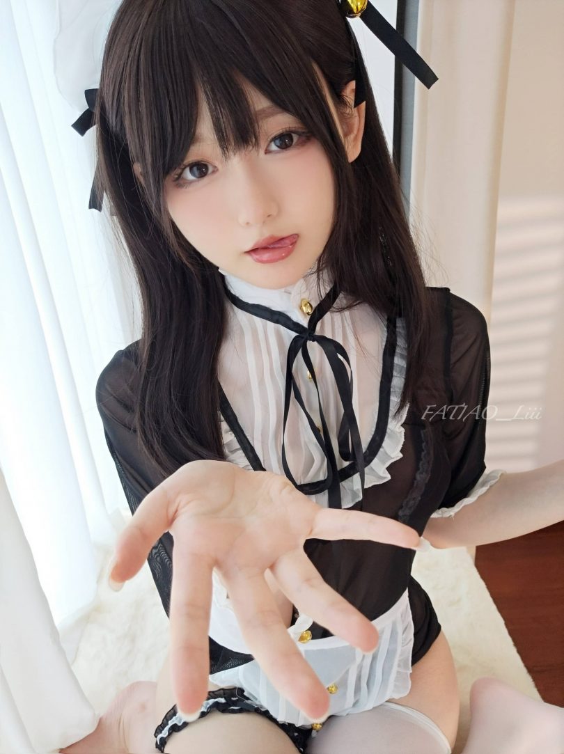 迷之呆梨cos女仆 | 迷之呆梨_女仆装+浅紫睡衣cos作品 [141P-267MB]